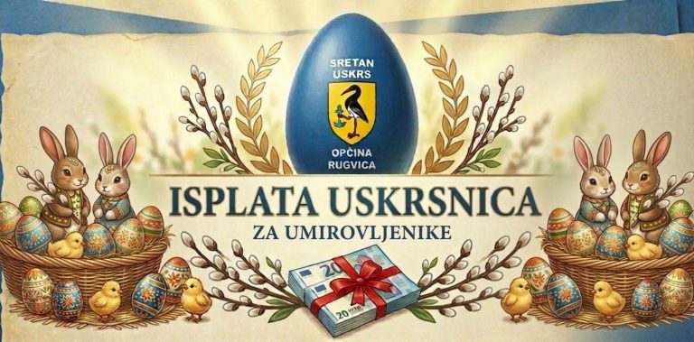 Obavijest umirovljenicima s područja općine Rugvica